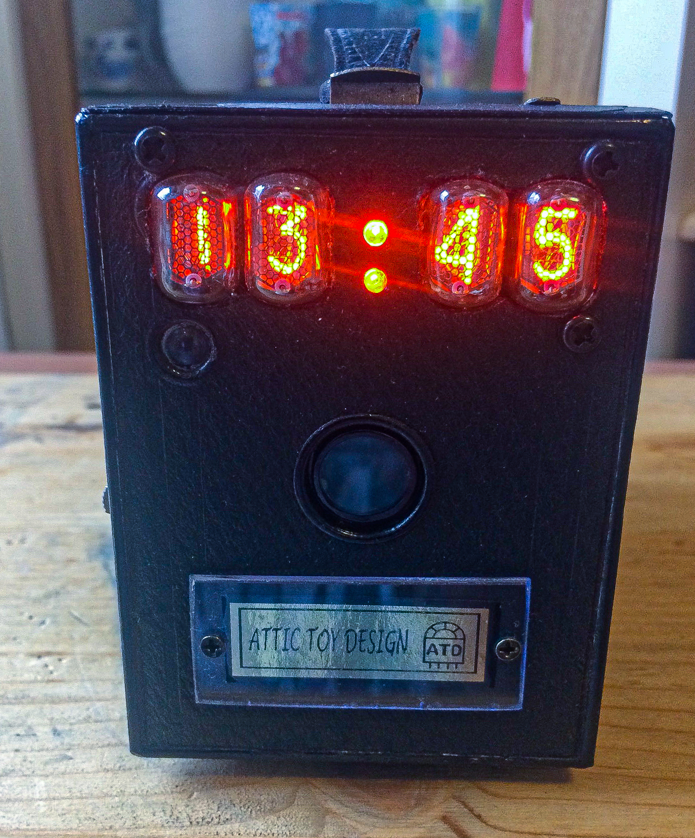Brownie No. 2 model F Nixie Clock Camera