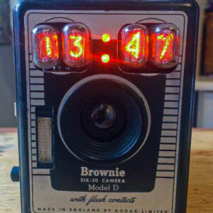 Brownie SIX-20 model D Nixie Clock Camera