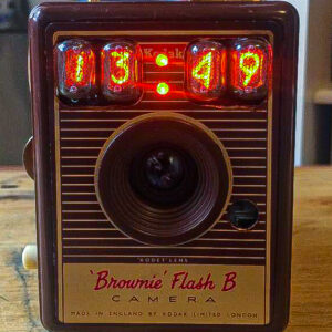 Brownie SIX-20 model flash B Nixie Clock Camera