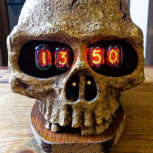 Caveira Skull Mini Nixie Clock