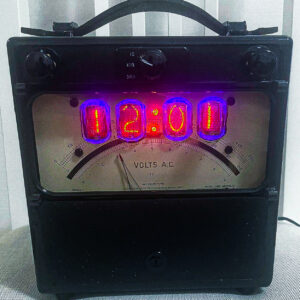 Sangamo Weston Voltmeter Nixie Clock